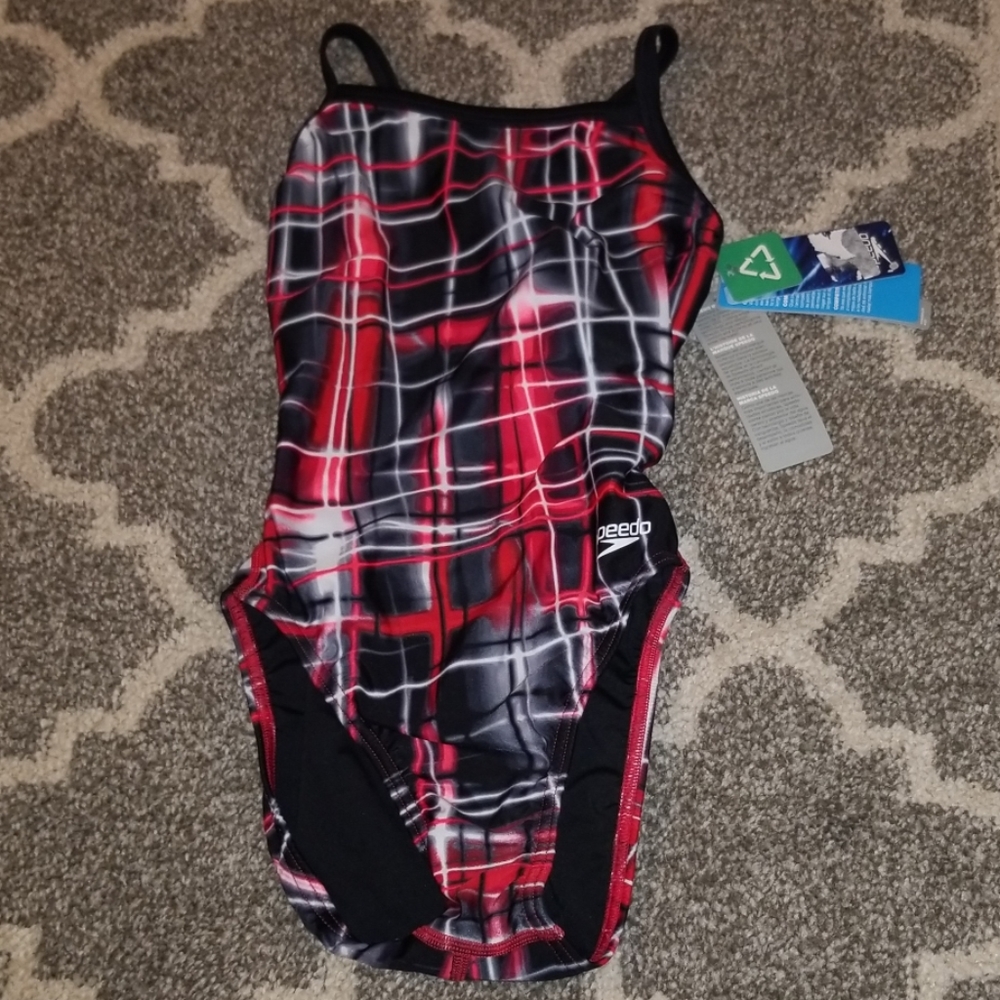 NWT speedo powerflex swim suit. Sixe 26 xxs